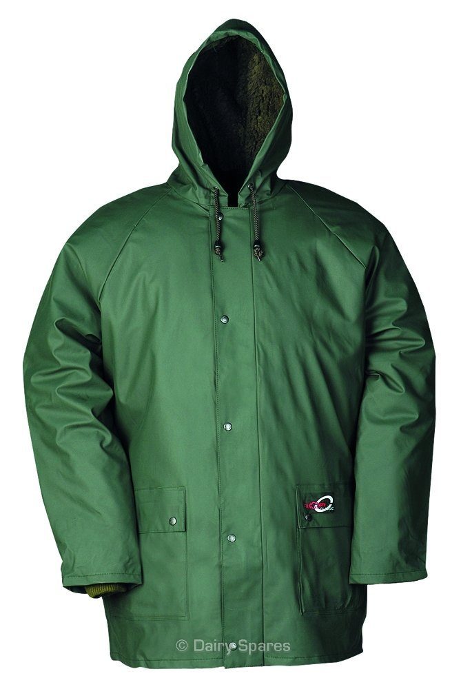 Flexothane® Essential Dover Jacket c/w Detachable Fleece Lining Green -  FLE03X - Dairy Spares