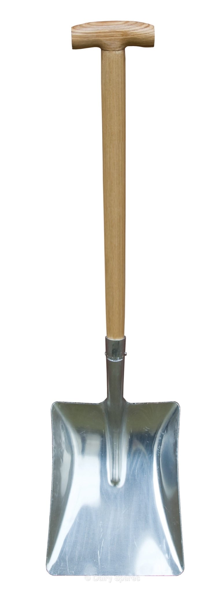 Wooden 'T' Handle Aluminium Shovel No.6 SH54T Dairy Spares